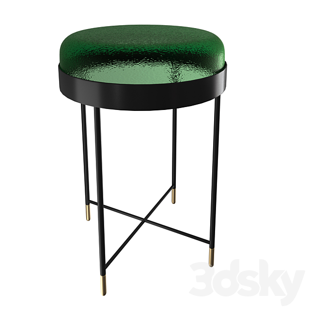 Roche Bobois Bilboquet Pedestal Table 3DS Max Model - thumbnail 2