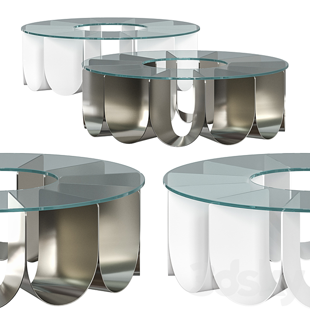 Roche Bobois Iride Coffee Tables 3DSMax File - thumbnail 1