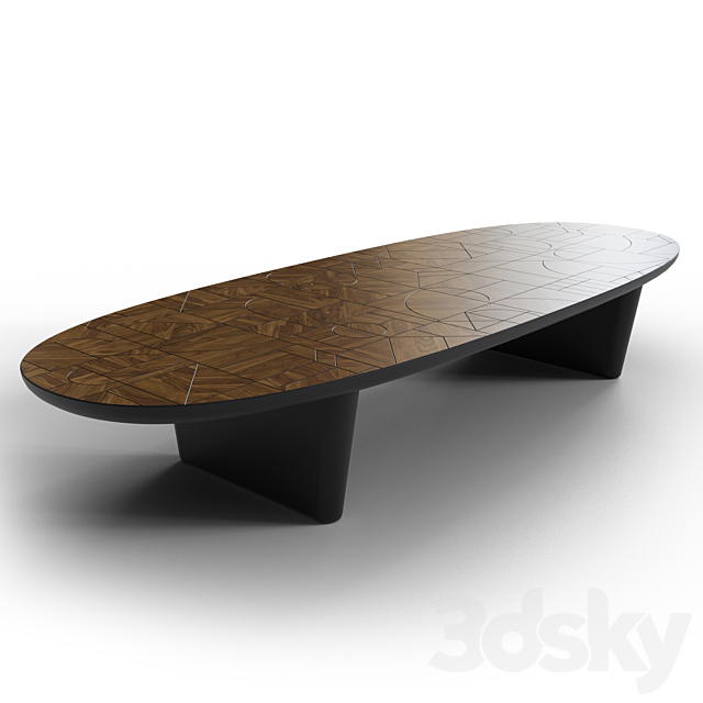 Roche Bobois Patchwork cocktail table 3DSMax File - thumbnail 3