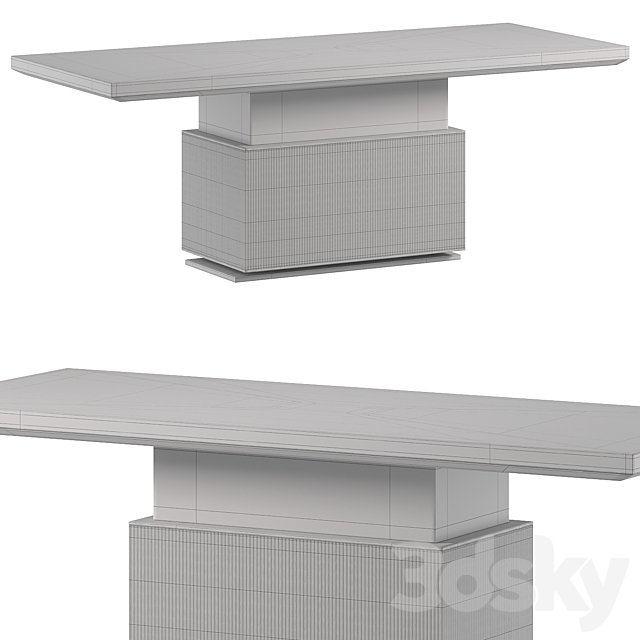 Rock R Table by Kapital Collection 3ds Max - thumbnail 2