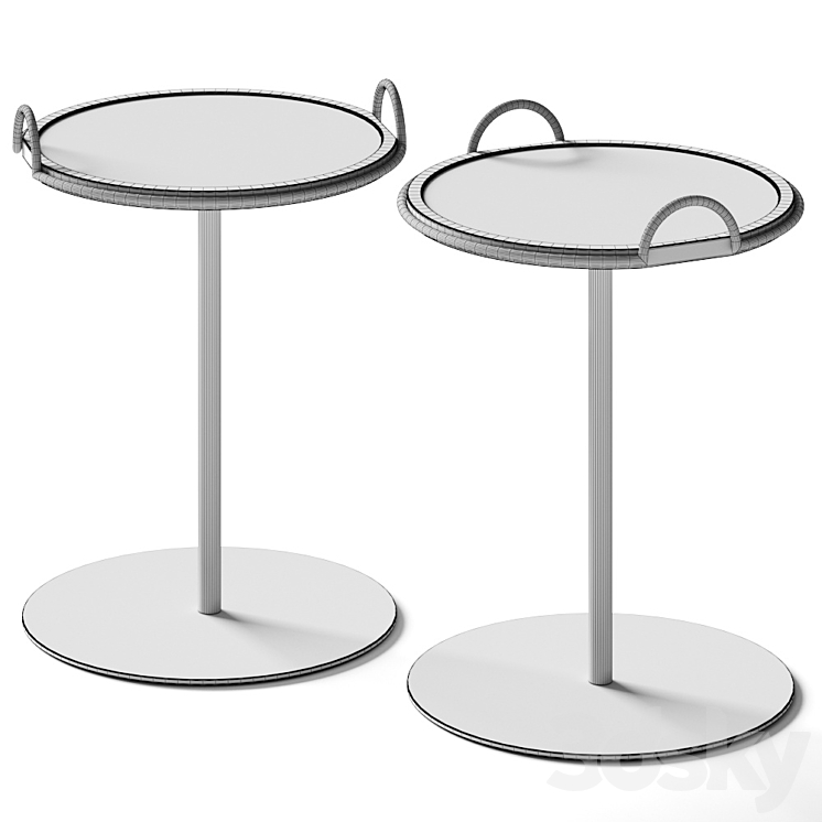 Rolf Benz 922 Coffee Tables 3DS Max - thumbnail 2