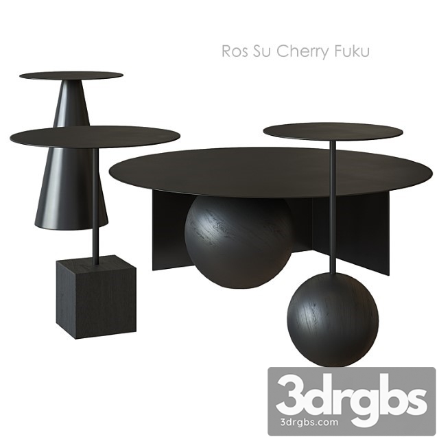 Ros Su Cherry Fuku Salayak Coffee Table 3dsmax Download - thumbnail 1