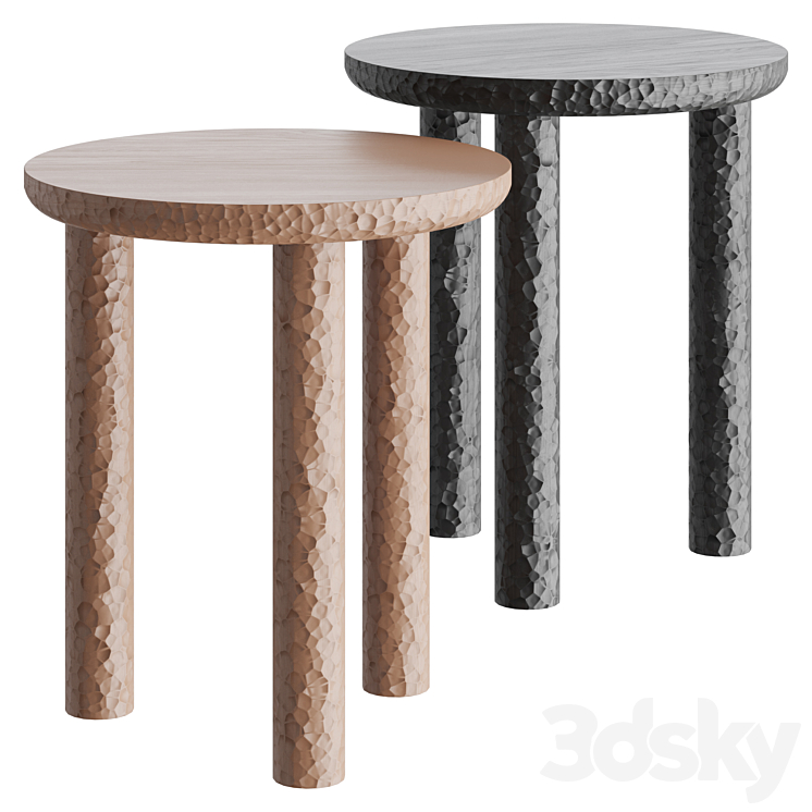 ROSAE Side Table 3DS Max Model - thumbnail 2