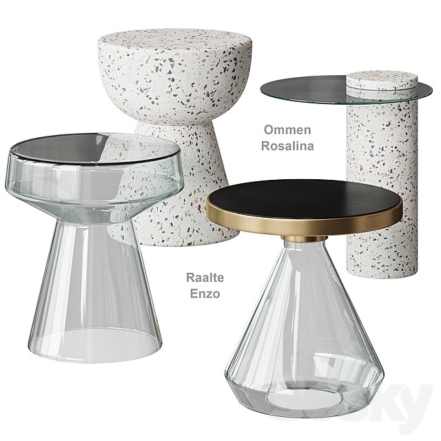 Rosalina Raalte Ommen Enzo table La Redoute 3DSMax File - thumbnail 1