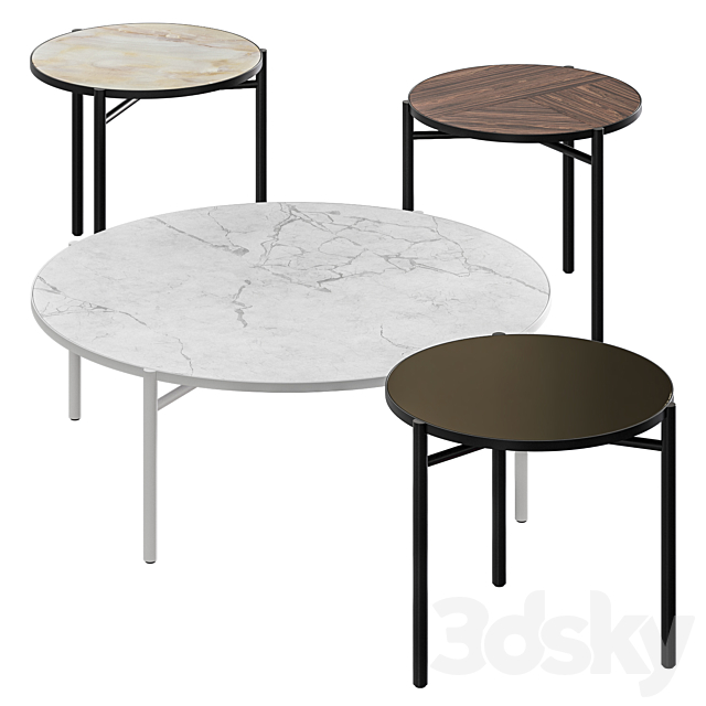 Ross Gardam Noon Coffee Tables 3DSMax File - thumbnail 1