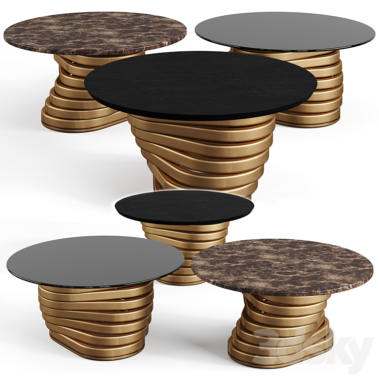 ROTOLO LOW COFFEE TABLE_EFORMA 3DS Max Model - thumbnail 1