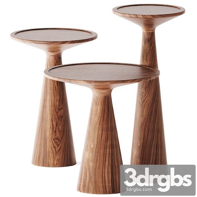 Round Coffee Side Table Figura By Draenert 3dsmax Download - thumbnail 1