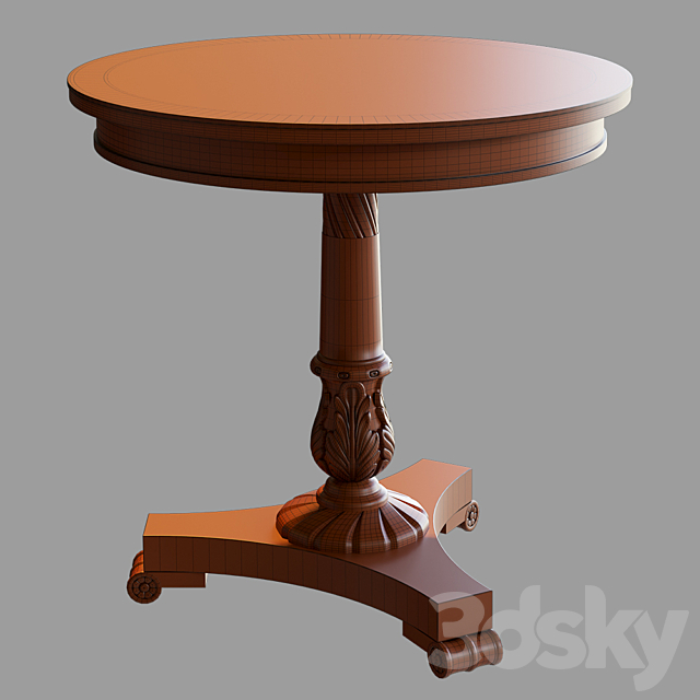 Round table Clive Christian 3DSMax File - thumbnail 2