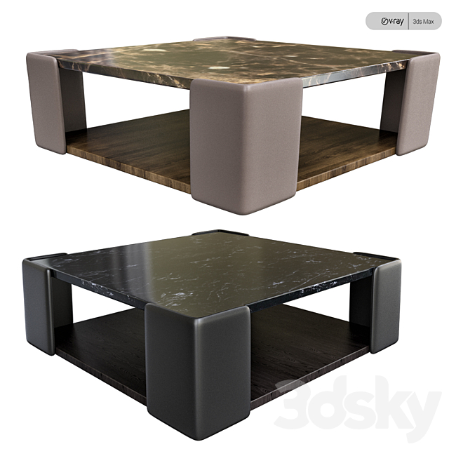 Rubix Coffee Table 3DSMax File - thumbnail 1