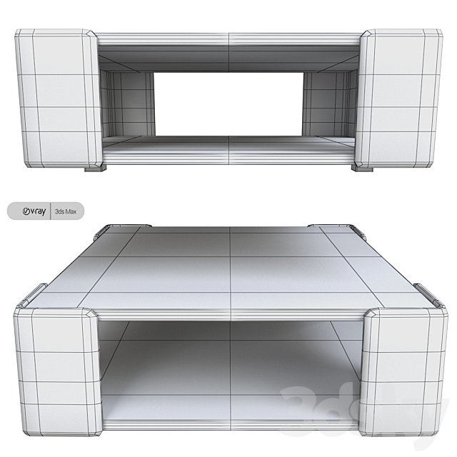 Rubix Coffee Table 3DSMax File - thumbnail 3