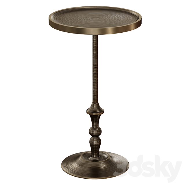 Sadie Drink Table (Crate and Barrel) 3DSMax File - thumbnail 1