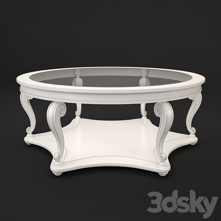 Salda Coffee Table 3DS Max - thumbnail 1