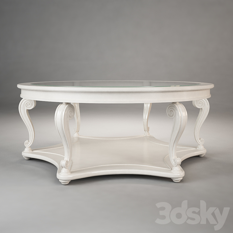 Salda Coffee Table 3DS Max - thumbnail 2