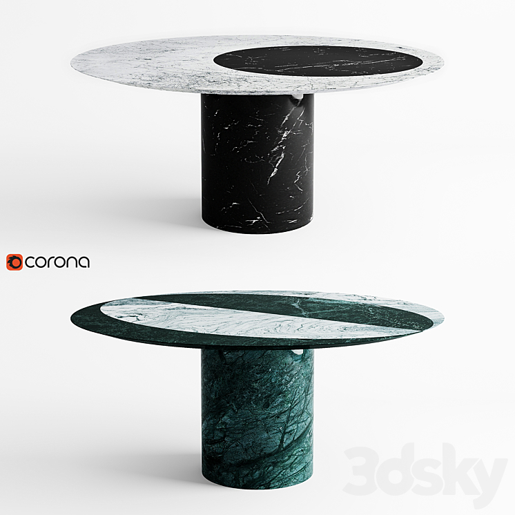 Salvatori Proiezioni Dining Table 3DS Max - thumbnail 1