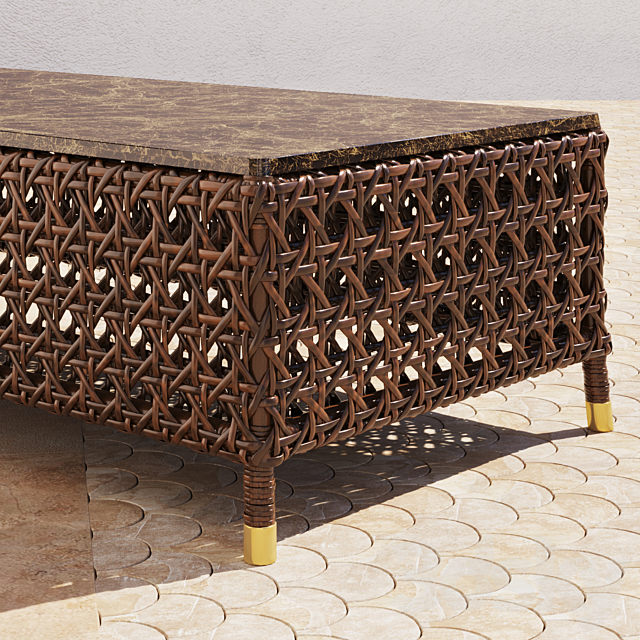 SAMUELE MAZZA Rigel rectangular table 3DSMax File - thumbnail 2