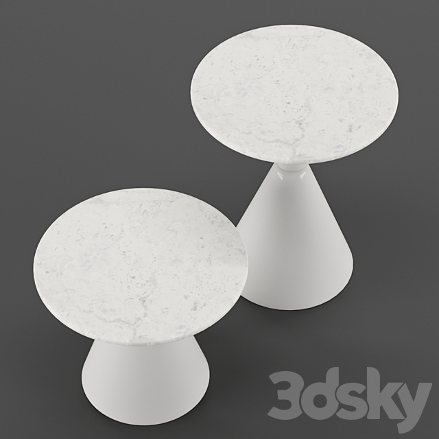 Sancal pion petra sidetables 3DS Max Model - thumbnail 2