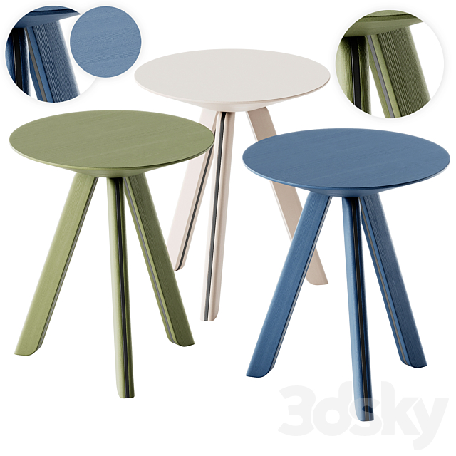 Sancal TORTUGA Side Table 3ds Max - thumbnail 1