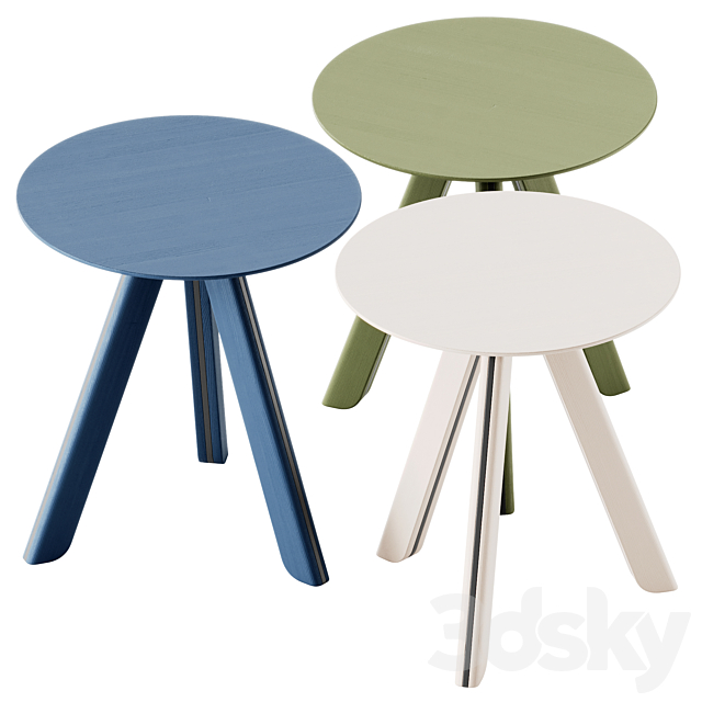 Sancal TORTUGA Side Table 3ds Max - thumbnail 2