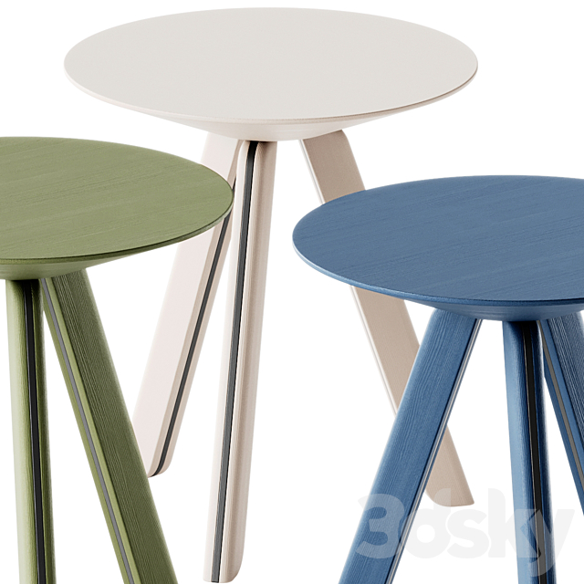 Sancal TORTUGA Side Table 3ds Max - thumbnail 3