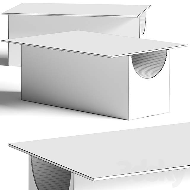 Sancal Vestige Coffee Table 3DS Max Model - thumbnail 3