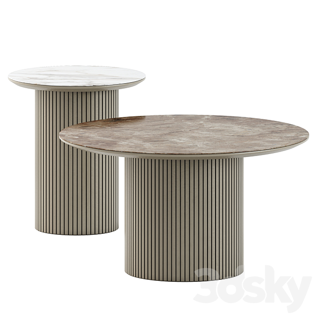 Santiago Coffee tables by Boconcept 3DS Max Model - thumbnail 4