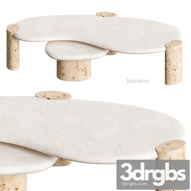 Sassolino coffee table crate&barrel - thumbnail 1