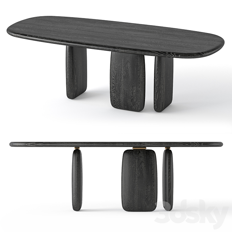 Se Atlas dining table 3DS Max Model - thumbnail 1