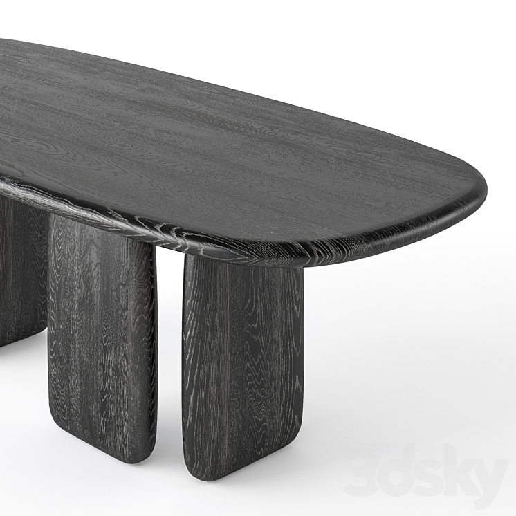 Se Atlas dining table 3DS Max Model - thumbnail 2