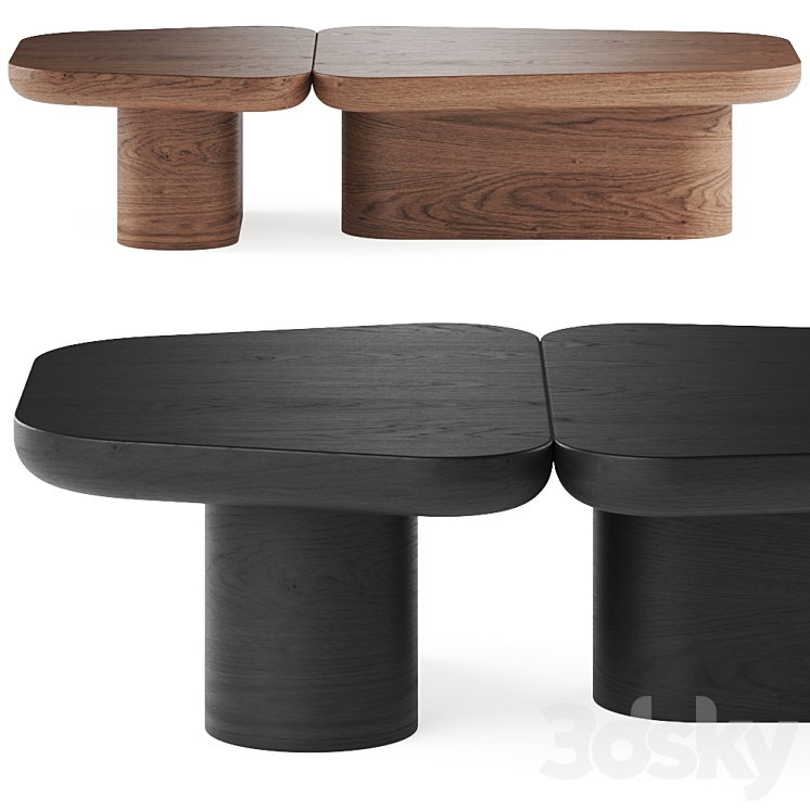 Secolo Pangea Coffee Table 3DS Max Model - thumbnail 1