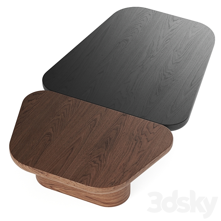 Secolo Pangea Coffee Table 3DS Max Model - thumbnail 2