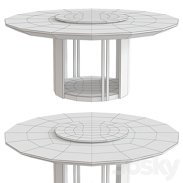 Sendai Dining Table Frato Interiors 3DSMax File - thumbnail 2