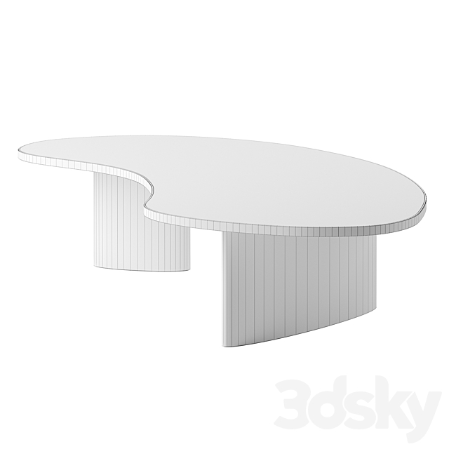 Senses bean coffee table by Bulo 3DSMax File - thumbnail 2