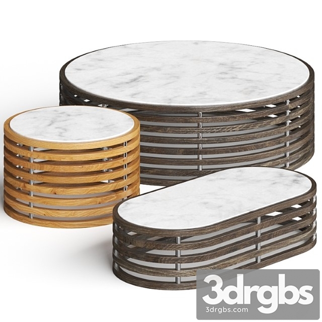 Seora oyster coffee tables - thumbnail 1