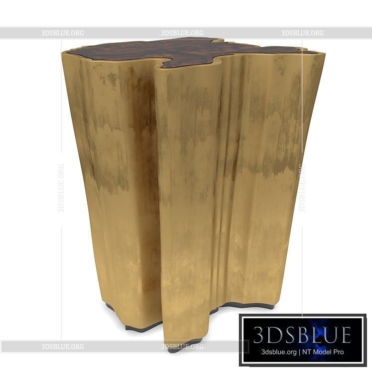 SEQUOIA side table small 3DS Max - thumbnail 3