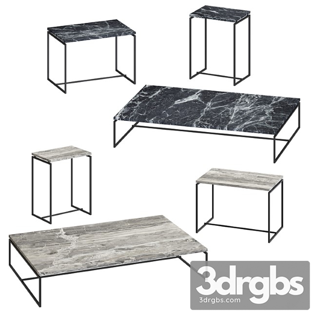 Serax Dialect Coffee Tables 3dsmax Download - thumbnail 1