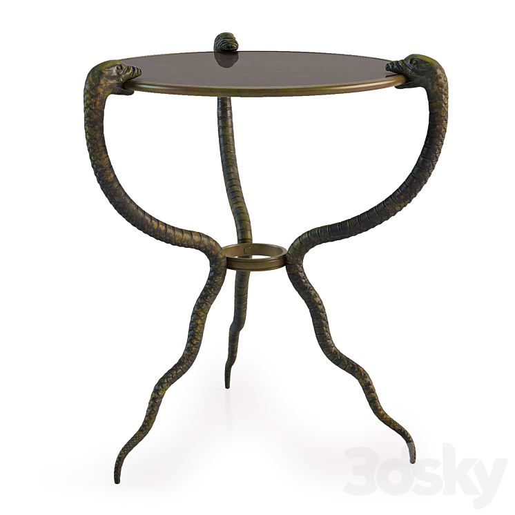 SERPENT OCCASIONAL TABLE 3DS Max Model - thumbnail 1