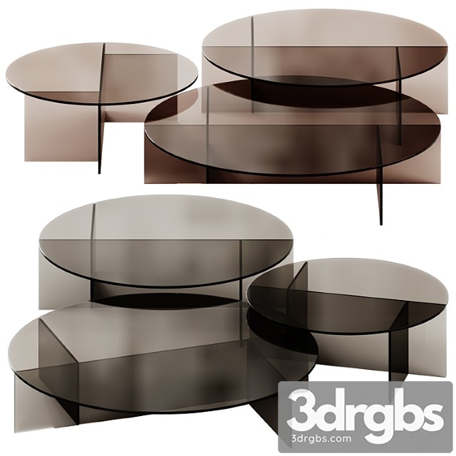 Sestante Round Coffee Tables by Tonelli Design 3dsmax Download - thumbnail 1