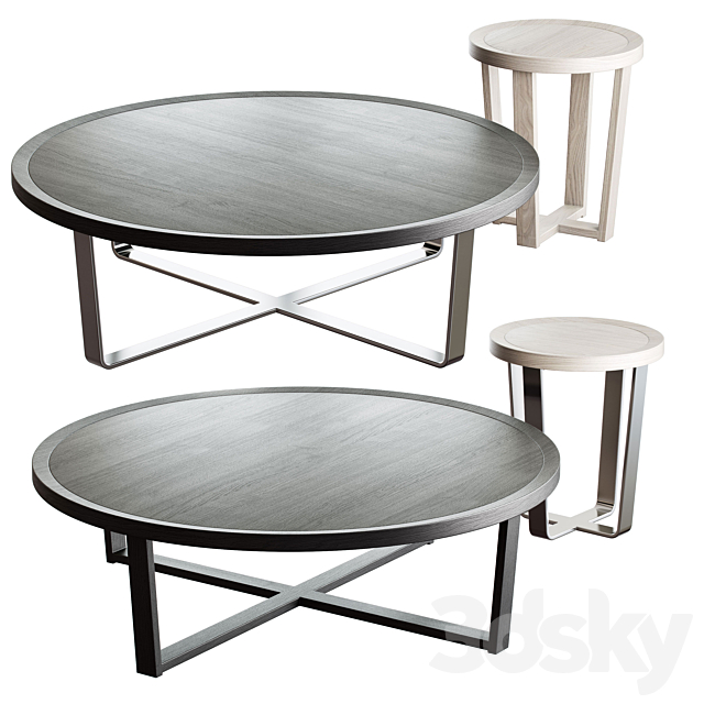 Set of coffee tables factory Vibieffe 1 3DSMax File - thumbnail 1