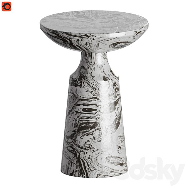 Set of coffee tables Kesbury and Stand M 3DS Max Model - thumbnail 2