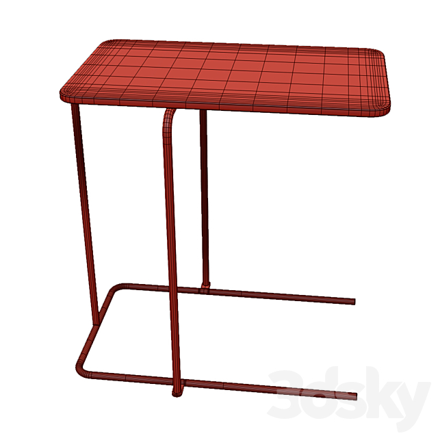 Set of coffee tables. Miniforms LINK. IKEA RIAN 3DS Max Model - thumbnail 3