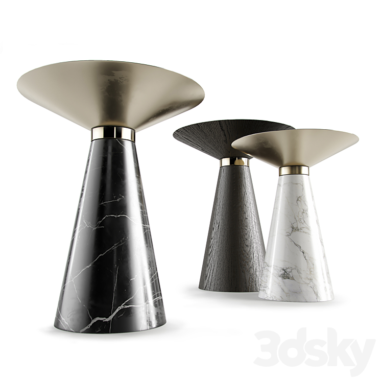 Set_Vid_Coffe_Table_Luxury 3DS Max - thumbnail 2