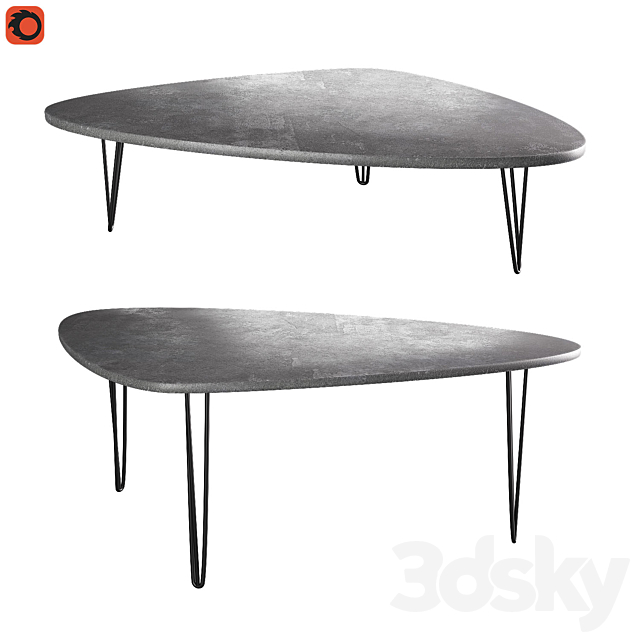 Sheffield coffee tables 3DSMax File - thumbnail 1