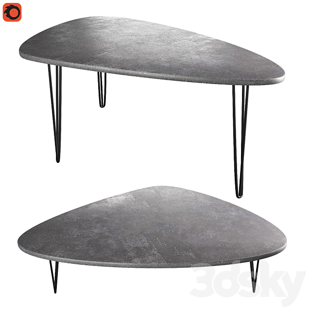 Sheffield coffee tables 3DSMax File - thumbnail 2