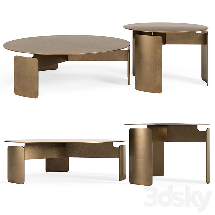 Shirudo Coffee Table 3DS Max - thumbnail 1