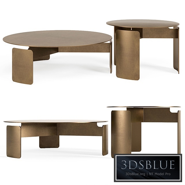 Shirudo Coffee Table 3DS Max - thumbnail 3