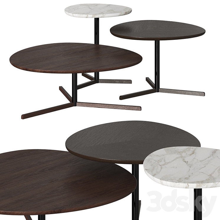 Sicis Pick Coffee Tables 3DS Max - thumbnail 1