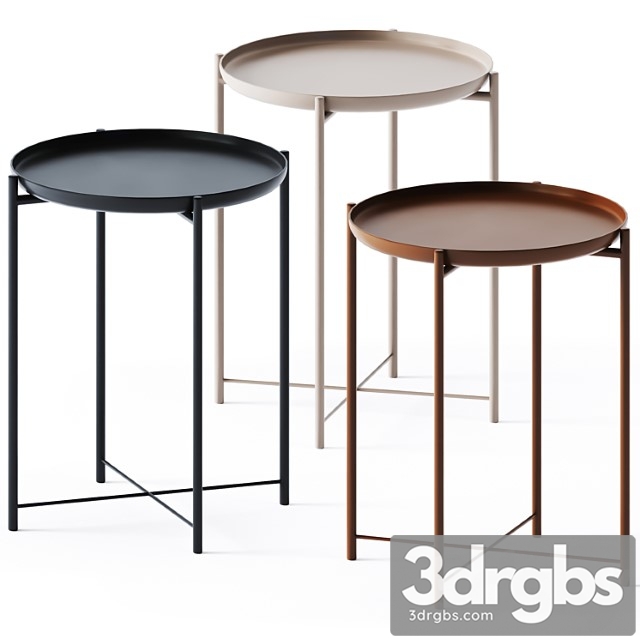 Side Coffee Table Gladom by Ikea 3dsmax Download - thumbnail 1