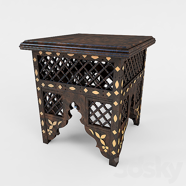 Side Table 3DSMax File - thumbnail 1