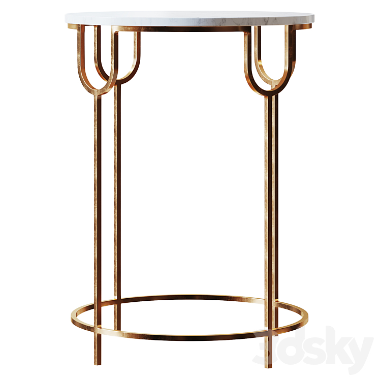 Side table Bettina Side Table 3DS Max Model - thumbnail 2