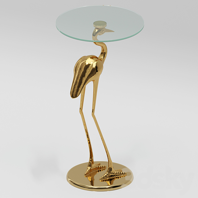 Side table Crane 3DS Max Model - thumbnail 3